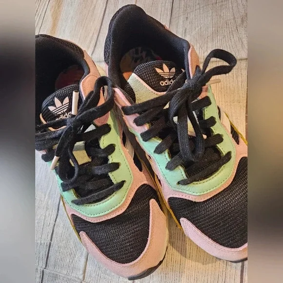 Adidas Originals Tresc Run Boost Pink Multi Women's Size 8 Shoes Sneakers Retro - Picture 11 of 11